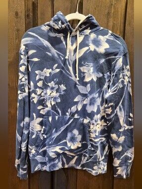 Polo by Ralph Lauren Blue & White Floral Hoodie